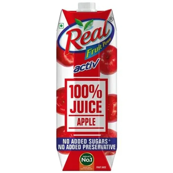 REAL ACTIVE APPLE JUICE - 1LTR