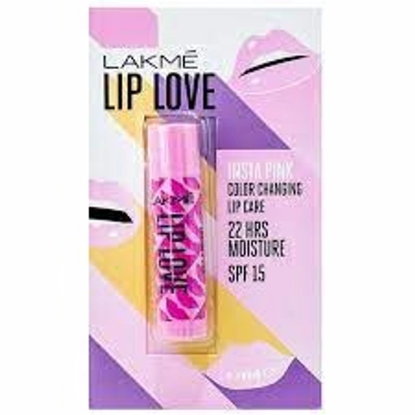 LAKME LIP LOVE CHAPSTICK INSTA PINK - 4.5GM