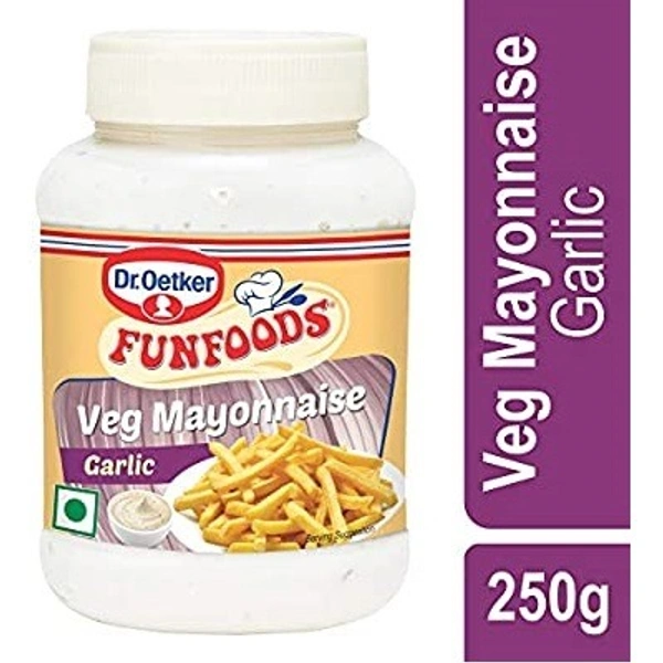 FUN FOOD VEG.MYNS GARLIC - 275GM