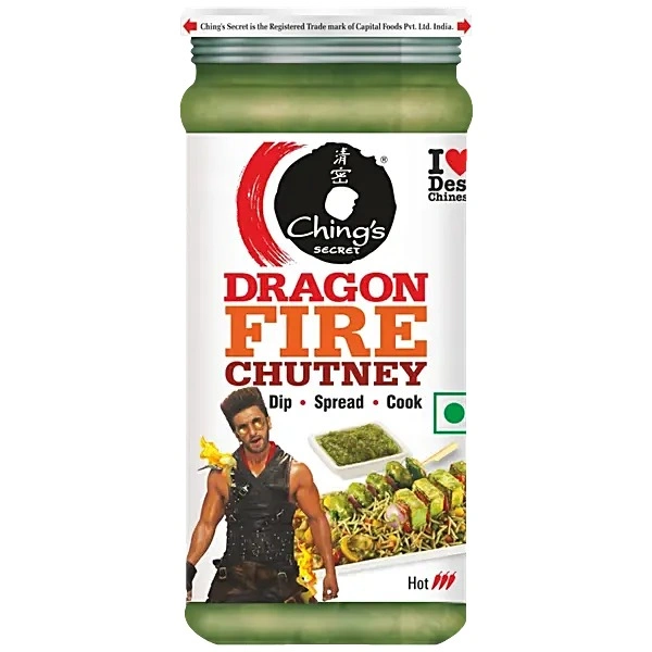 CHINGS DRAGON FIRE CHUTNEY - 250GM