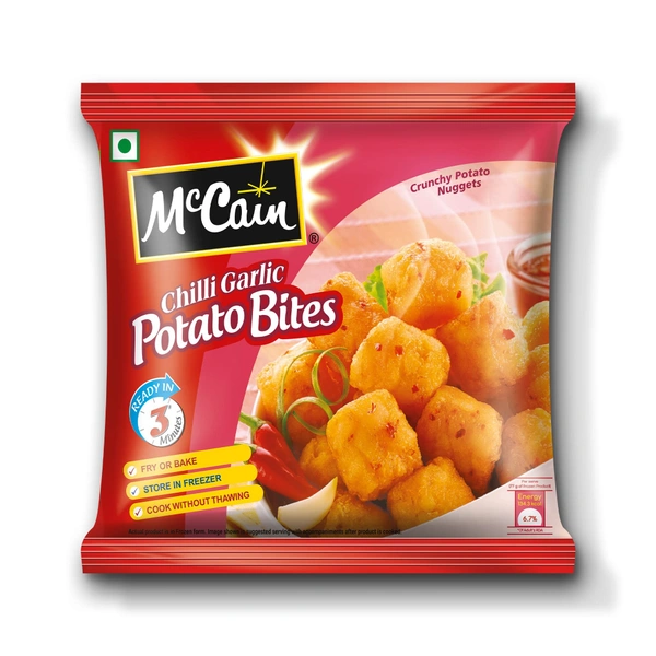 MCCAIN CHILLI CARLIC POTATO BITES - 420GM