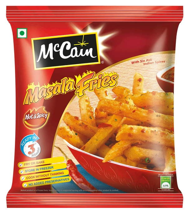MCCAIN MASALA FRIES - 375GM