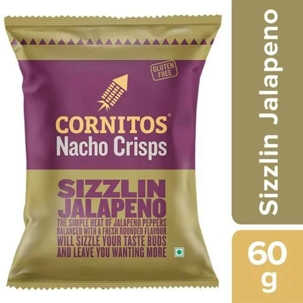 CORNITOS NACHO SIZZLING JALPENO - 60GM