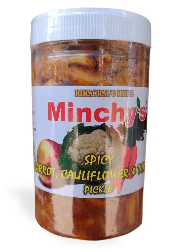 MINCHYS PICKLE CARROT CAULIFLOWER TURNIP - 500GM