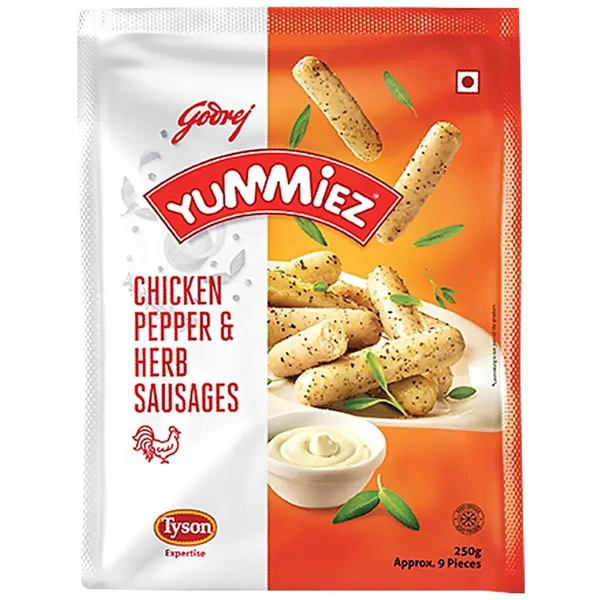 GYM SAUSAGES CHK PAPER &HERB - 250GM