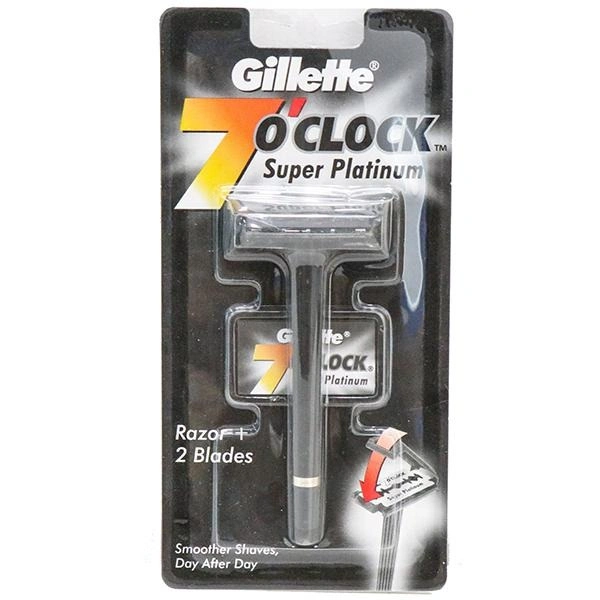GILLETTE 7OCLOCK RAZAR+2 BLDS - 3N
