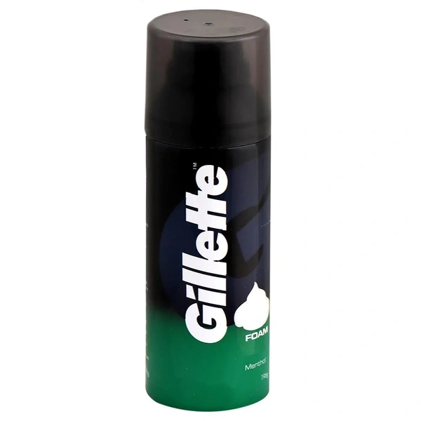 GILLETTE FOAM MENTHOL - 196GM