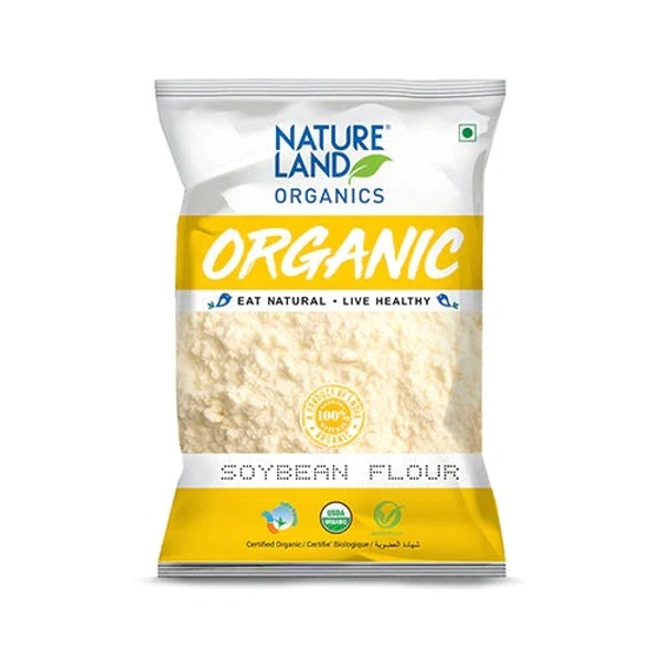 NLO ORGANIC SOYABEAN FLOUR - 500GM