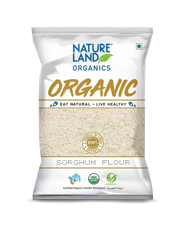 NLO ORGANIC SORGHUM FLOUR JOWAR - 500GM