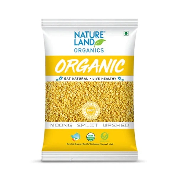 NLO ORGANIC MOONG SPLIT WASHED - 500GM