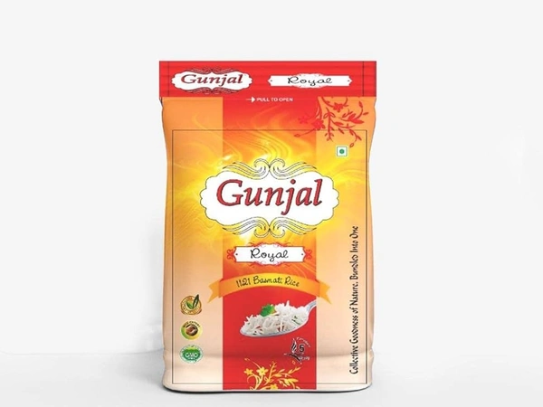 GUNJAL ROYAL BASMATI 1121 RICE - 5KG