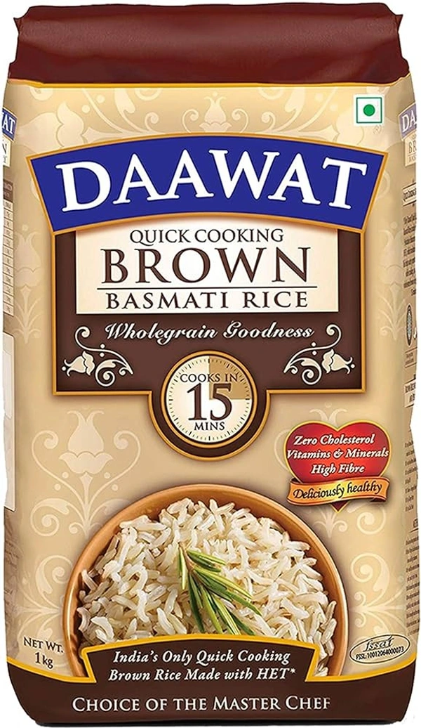 DAAWAT BROWN RICE PCH - 1KG