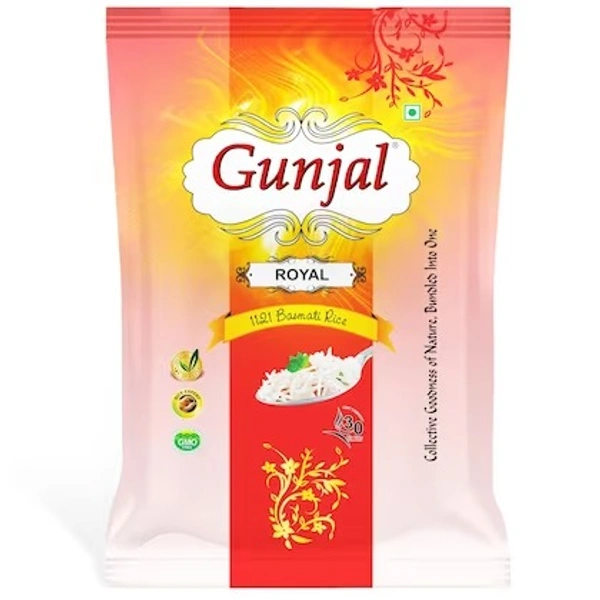 GUNJAL ROYAL BASMATI 1121 RICE - 30KG