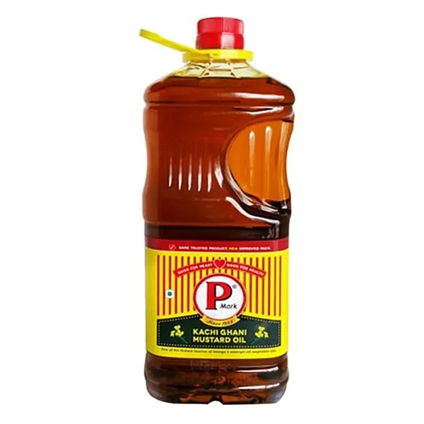 P MARKA MUSTARD OIL (BOTTLE) - 2LTR