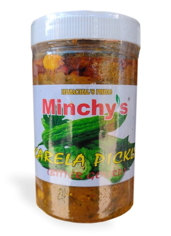 MINCHYS PICKLE KARELA BITTER GOURD - 500GM