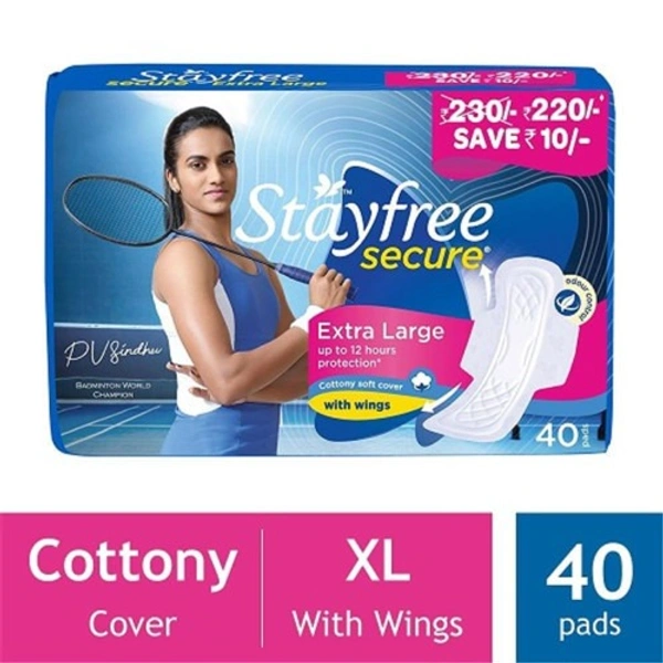 STAYFREE COTTONY XL-WINGS - 40N