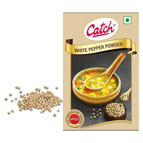 CATCH WHITE PEPPER POWDER - 100GM
