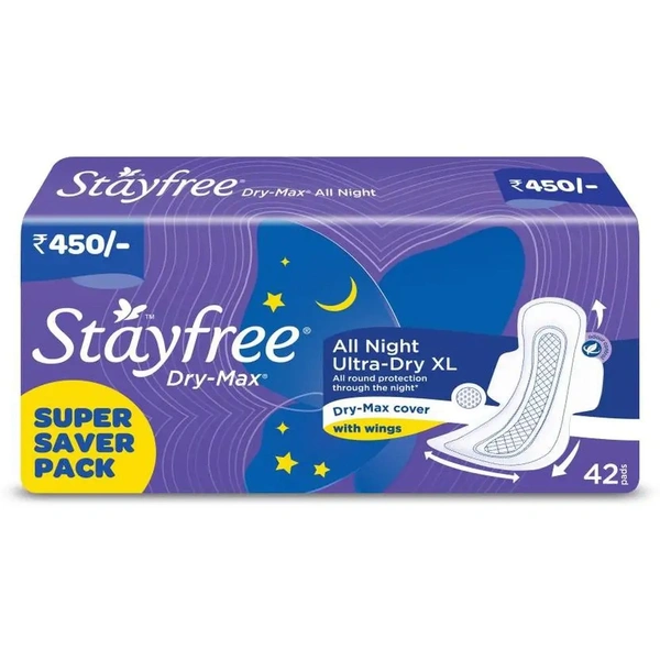 STAYFREE DRYMAX ALL NIGHT UD XL - 42N