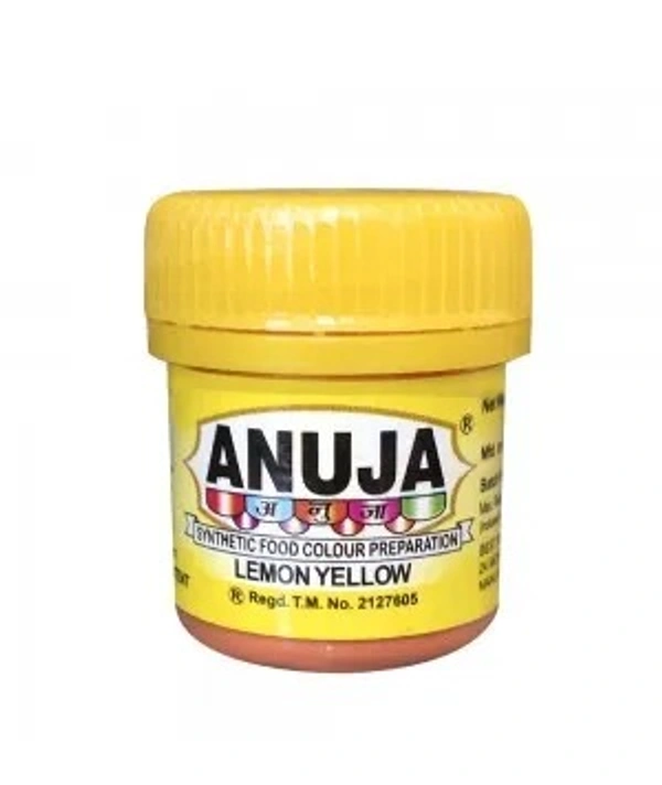 YELLOW FOOD COLOUR - 10GM