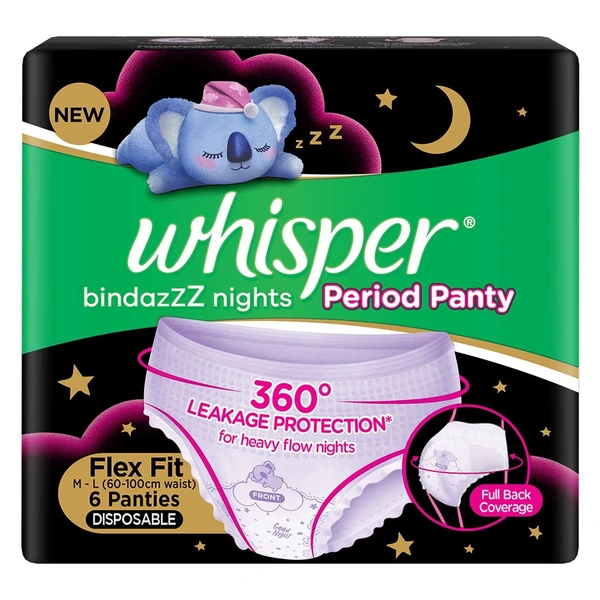 WHS ULT NTS PERIOD PANTY M-L - 6N