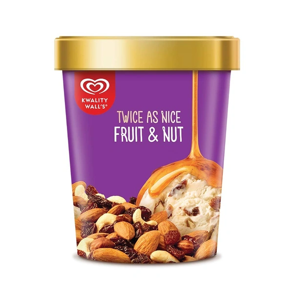 KW TUB FRUIT & NUT - 375GM