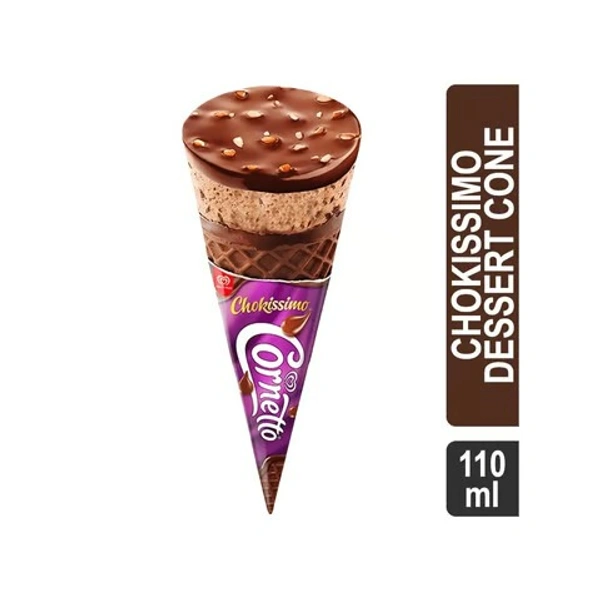 KW CORNETTO CHOCO BROWNIE - 65GM