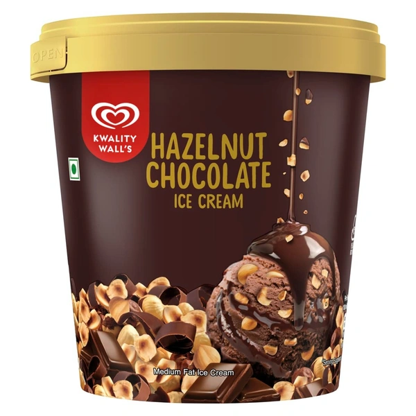 KW TUB HAZELNUT CHOCOLATE - 325GM
