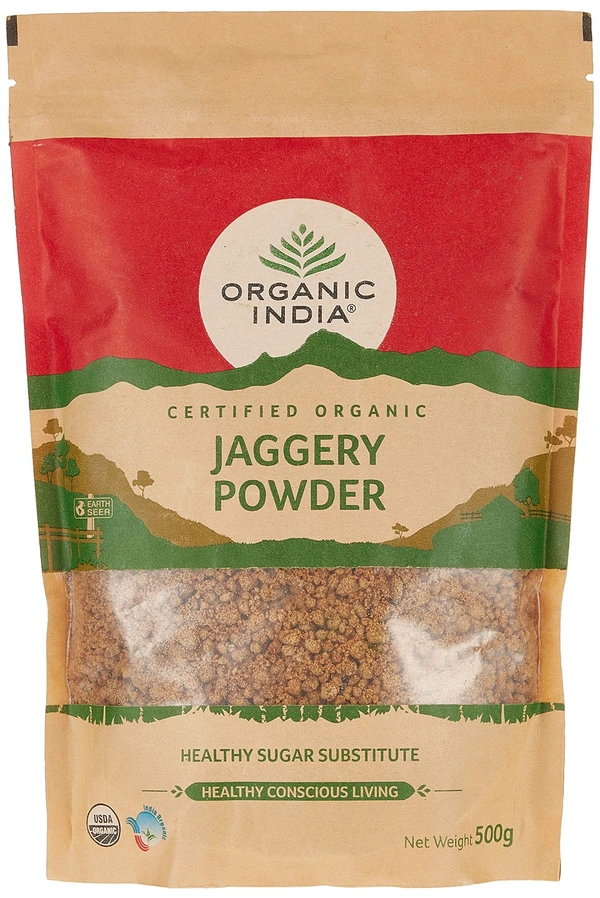 ORGANIC INDIA JAGGERY POWDER - 500GM