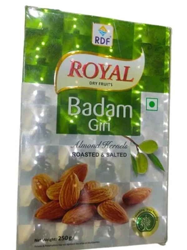 ROYAL BADAM GIRI ROASTED & SALTED - 250GM