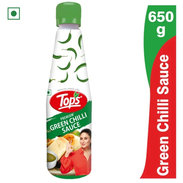 TOPS SAUCE GREEN CHILLI - 650G