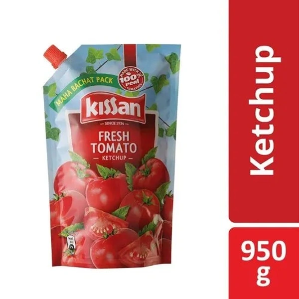 KISSAN KETCHUP TOMATO REFILL - 950GM