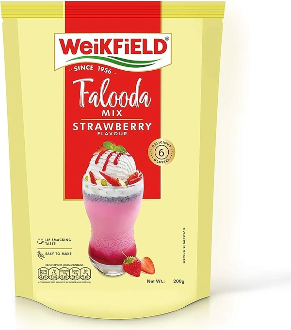 W/F FALOODA MIX STRAWBERRY - 200GM