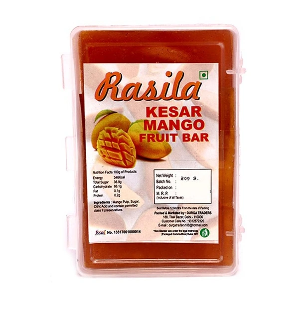 RASILA KESAR MANGO FRUIT BAR - 200GM