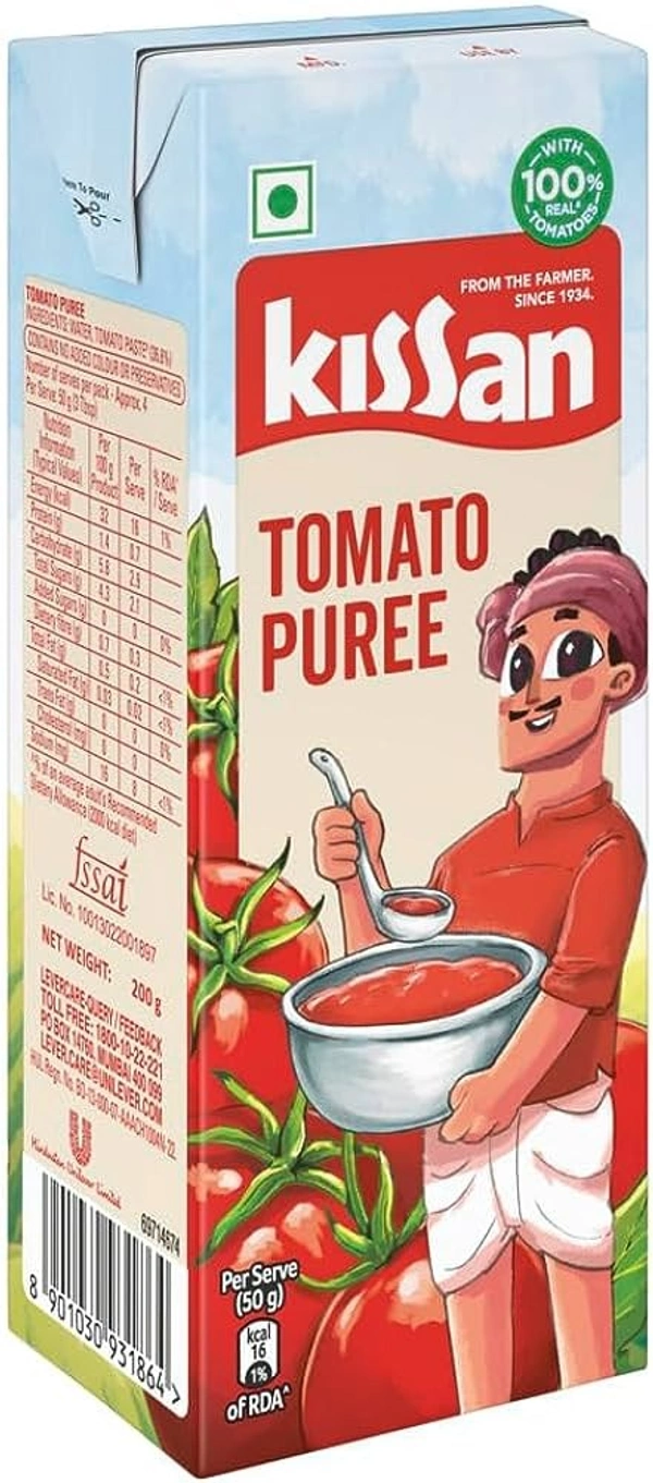 KISSAN TOMATO PUREE - 200GM