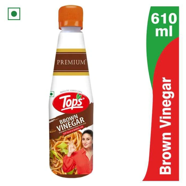 TOPS VINEGAR BROWN - 610ML