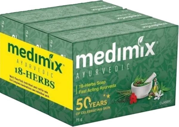MEDIMIX SOAP NATURAL GLYCERINE & LAKSHADI OIL - 300GM