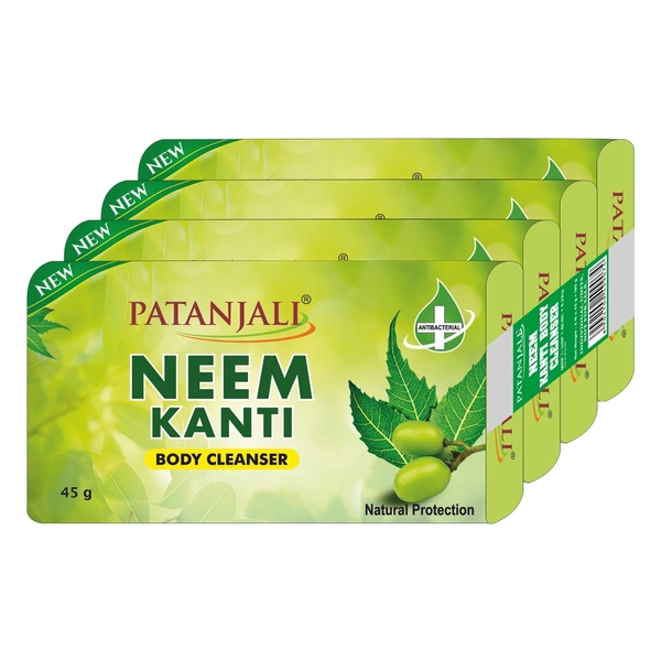PATANJALI SOAP LEMON BODY CLEANSER - 4X125GM