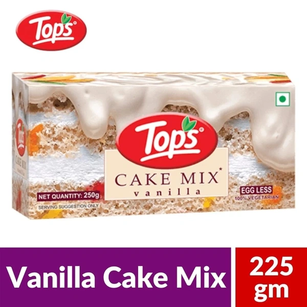 TOPS CAKE MIX VANILA - 250GM