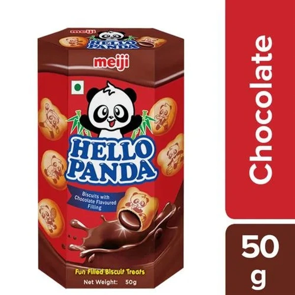 HELLO PANDA BISCUIT WITH STRAWBERRY FILLING - 50GM