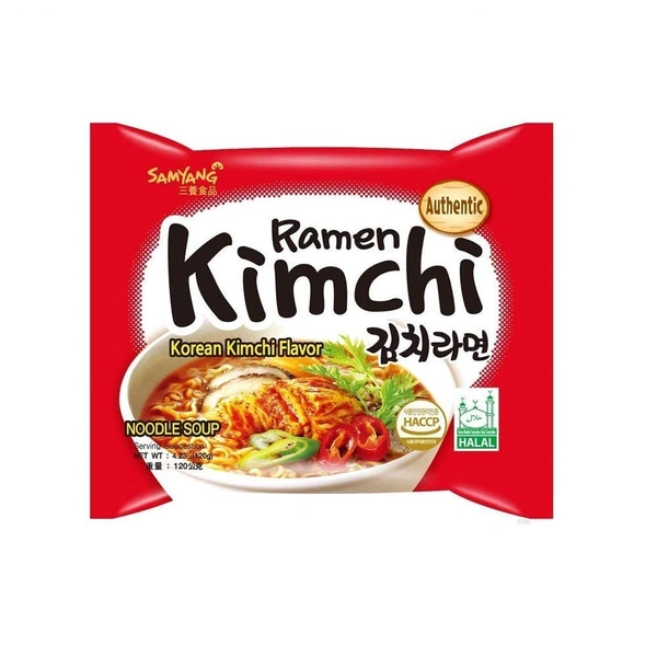 SAMYANG NOODLES KOREAN KIMCHI FLAVOR RAMEN - 120GM