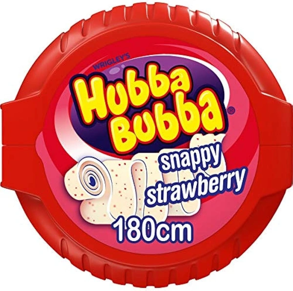 HUBBA BUBBA 180CM BUBBLE GUM SNAPPY STRAWBERRY - 56GM
