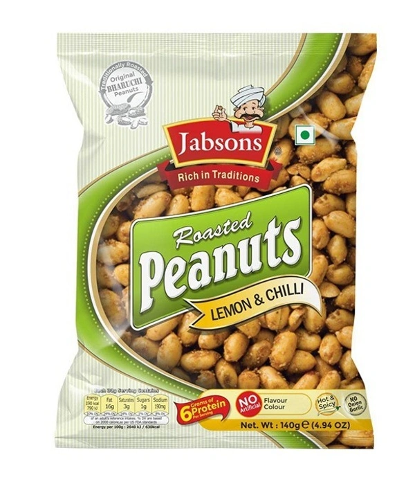 JABSONS PEANUTS LIME AND CHILLI - 140GM