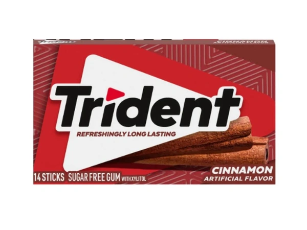 TRIDENT S.FREE GUM CINNAMON STICKS - 14N