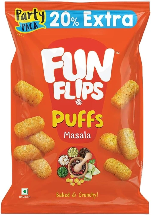 FUN FLIPS PUFFS MASALA - 75GM