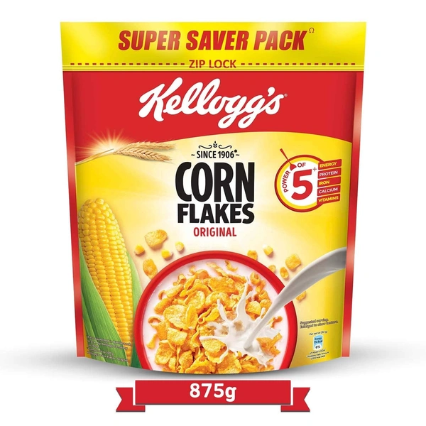 KELLOGGS CORN FLAKES ORIGNAL P.BAG - 875GM