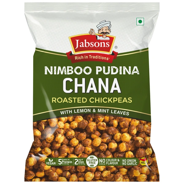 JABSONS CHANA ROASTED NIMBU PUDINA - 150GM
