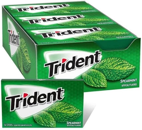 TRIDENT S.FREE GUM SPERMINT STICKS - 14N