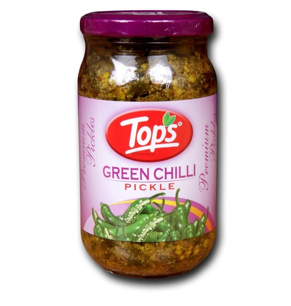 TOPS PKL GREEN CHILLI - 400GM