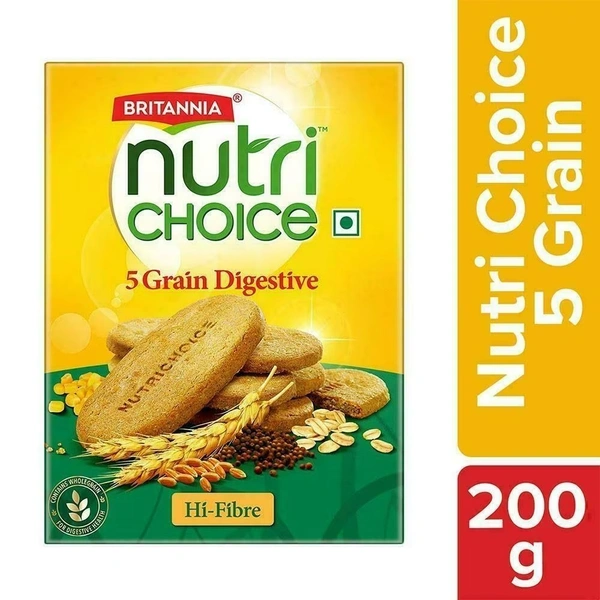 BRT NUTRI CHOICE 5 GRAIN DIGESTIVE - 200G
