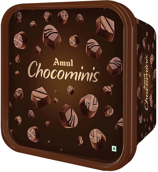 AMUL CHOC. CHOCOMINIS CONTAINER - 250GM